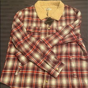 Men’s Sherpa lined flannel